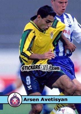 Sticker Arsen Avetisyan - Our Football Legends
 n. 117 - Artball