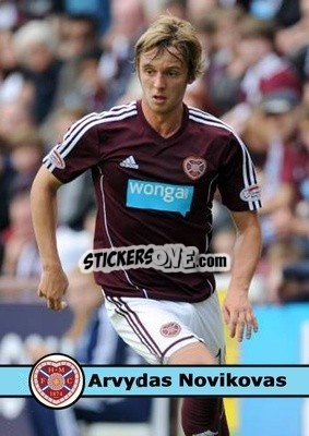 Sticker Arvydas Novikovas - Our Football Legends
 n. 126 - Artball