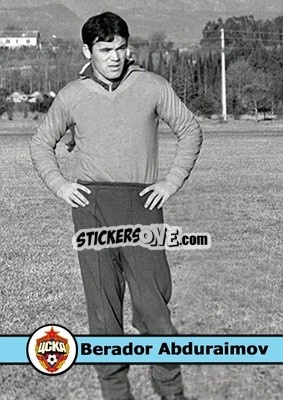 Sticker Berador Abduraimov - Our Football Legends
 n. 133 - Artball