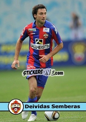 Figurina Deividas Semberas - Our Football Legends
 n. 142 - Artball