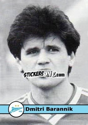 Sticker Dmitri Barannik - Our Football Legends
 n. 149 - Artball