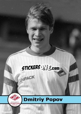 Sticker Dmitriy Popov - Our Football Legends
 n. 166 - Artball