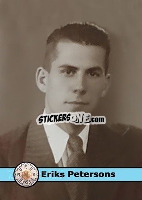 Figurina Eriks Petersons - Our Football Legends
 n. 185 - Artball