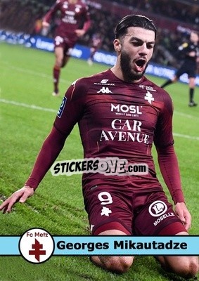 Sticker Georges Mikautadze - Our Football Legends
 - Artball