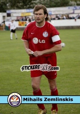 Sticker Mihails Zemlinskis - Our Football Legends
 - Artball