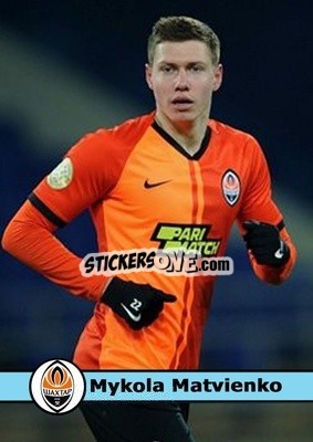 Sticker Mykola Matvienko - Our Football Legends
 n. 363 - Artball