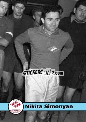 Sticker Nikita Simonyan - Our Football Legends
 - Artball