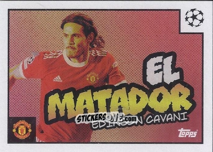 Figurina Edinson Cavani - Heritage 97 UEFA Champions League 2021-2022
 n. 115 - Topps
