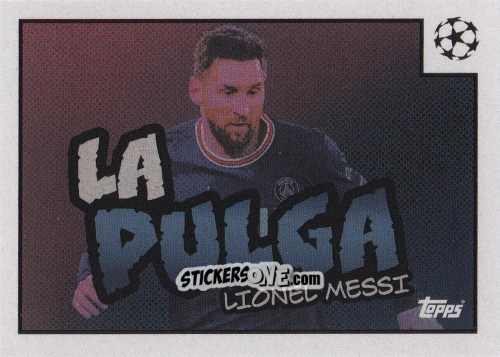 Sticker Lionel Messi - Heritage 97 UEFA Champions League 2021-2022
 n. 123 - Topps