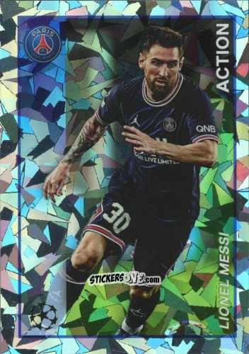 Sticker Lionel Messi - Heritage 97 UEFA Champions League 2021-2022
 n. 127 - Topps