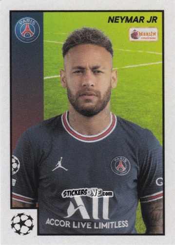 Sticker Neymar Jr - Heritage 97 UEFA Champions League 2021-2022
 n. 7 - Topps