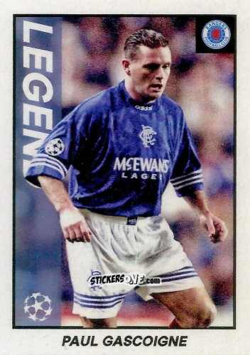 Figurina Paul Gascoigne - Heritage 97 UEFA Champions League 2021-2022
 n. 150 - Topps