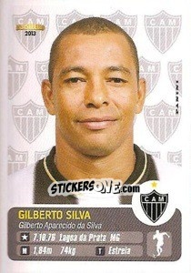 Figurina Gilberto Silva - Campeonato Brasileiro 2013 - Panini