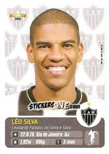 Sticker Léo Silva - Campeonato Brasileiro 2013 n. 6 - Panini