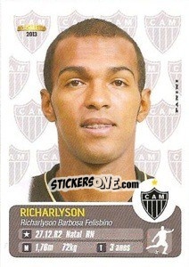 Sticker Richarlyson - Campeonato Brasileiro 2013 - Panini