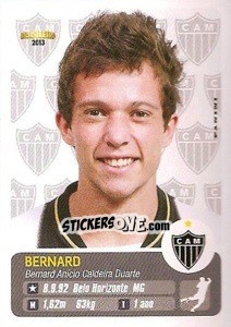 Sticker Bernard - Campeonato Brasileiro 2013 - Panini