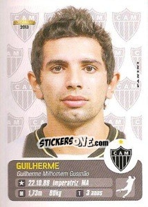 Sticker Guilherme - Campeonato Brasileiro 2013 n. 13 - Panini