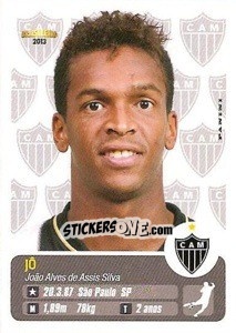 Sticker Jô - Campeonato Brasileiro 2013 n. 14 - Panini