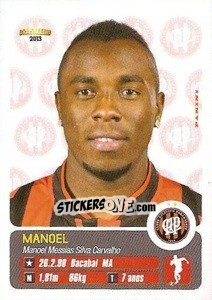 Sticker Manoel - Campeonato Brasileiro 2013 n. 19 - Panini