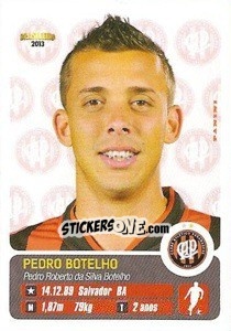 Sticker Pedro Botelho - Campeonato Brasileiro 2013 n. 21 - Panini