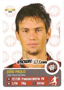 Cromo João Paulo - Campeonato Brasileiro 2013 - Panini