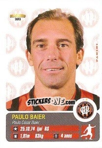 Sticker Paulo Baier - Campeonato Brasileiro 2013 - Panini