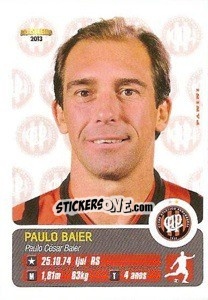 Cromo Paulo Baier - Campeonato Brasileiro 2013 - Panini