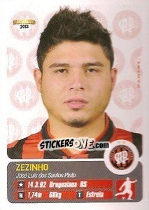 Sticker Zezinho - Campeonato Brasileiro 2013 - Panini