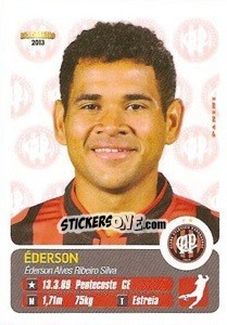 Sticker Éderson - Campeonato Brasileiro 2013 n. 29 - Panini
