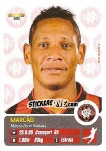 Sticker Marcão - Campeonato Brasileiro 2013 - Panini