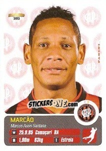 Cromo Marcão - Campeonato Brasileiro 2013 - Panini