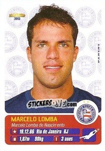 Cromo Marcelo Lomba - Campeonato Brasileiro 2013 - Panini