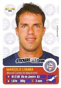 Figurina Marcelo Lomba - Campeonato Brasileiro 2013 - Panini