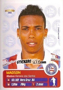 Sticker Madson - Campeonato Brasileiro 2013 n. 36 - Panini