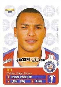 Sticker Titi - Campeonato Brasileiro 2013 n. 38 - Panini