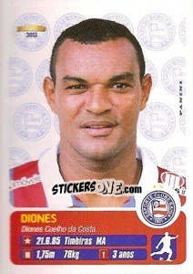 Sticker Diones - Campeonato Brasileiro 2013 n. 40 - Panini