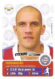 Sticker Fernandão - Campeonato Brasileiro 2013 n. 42 - Panini
