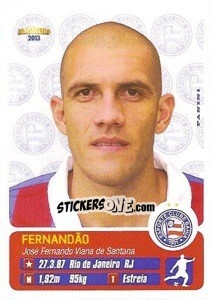 Cromo Fernandão - Campeonato Brasileiro 2013 - Panini