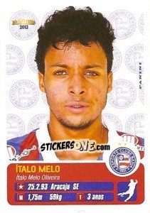 Cromo ĺtalo Melo - Campeonato Brasileiro 2013 - Panini