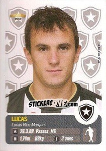 Cromo Lucas - Campeonato Brasileiro 2013 n. 52 - Panini