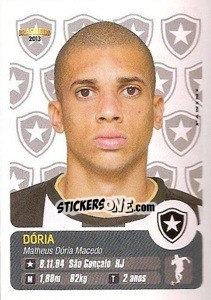 Cromo Dória - Campeonato Brasileiro 2013 - Panini