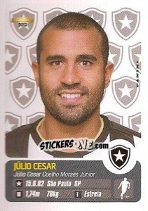 Cromo Júlio Cesar - Campeonato Brasileiro 2013 - Panini