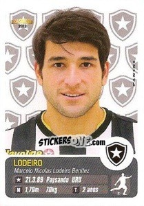 Sticker Lodeiro - Campeonato Brasileiro 2013 - Panini