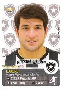 Cromo Lodeiro - Campeonato Brasileiro 2013 - Panini