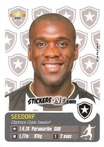 Cromo Clarence Seedorf - Campeonato Brasileiro 2013 - Panini