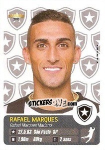Sticker Rafael Marques - Campeonato Brasileiro 2013 - Panini