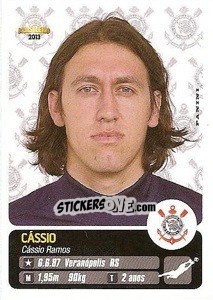 Sticker Cássio - Campeonato Brasileiro 2013 - Panini