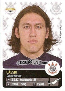 Cromo Cássio - Campeonato Brasileiro 2013 n. 66 - Panini