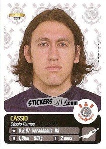 Cromo Cássio - Campeonato Brasileiro 2013 - Panini