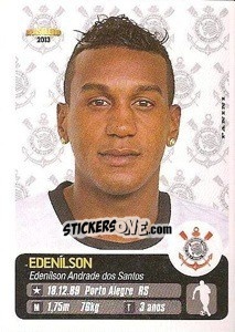 Cromo Edenílson - Campeonato Brasileiro 2013 - Panini